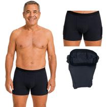 2 Cuecas Boxer Roupas Íntima Adulto Algodão Segura Urina CHU - PP 2 Cuecas Boxer Roupas Íntima Adulto Algodão Segura Urina CHU - PP