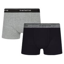 2 Cuecas Infantil Boxer Box De Algodão Para Meninos