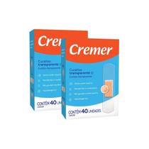 2 Curativo Transparente Cremer 40 Unidades Tipo Band-aid
