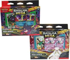 2 Decks Pokémon Baralho Batalha Mega Gengar EX e Mega Diancie EX Copag Cards Cartas - 7896192358646