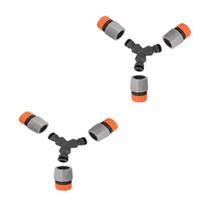 2 Derivação Em Y + 6 Engates Rápidos 1/2 Tramontina