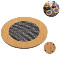 2 Descansos de Panela Suporte Madeira Cozinha Proteção Mesa