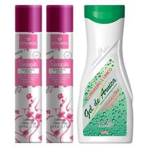 2 Desodorante Sedução Imagine (rosa) + 1 Gel de Arnica