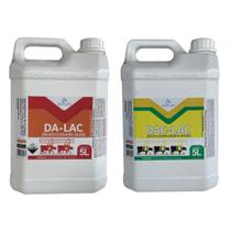 2 Detergentes Desincrustantes Ordenha - Alcalino e Ácido 5 litros - Borlen Brasil
