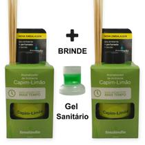 2 Difusor Vareta Ambiente Capim Limão Aromatizador Perfume Casa Ar 280ml Senalândia - Envio Já