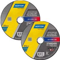 2 Disco De Desbastec/Acabamento 4.1/2Pol Flap-Disco Norton 2 Disco De Desbastec/Acabamento 4.1/2Pol Flap-Disco Norton