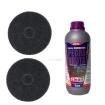 2 Disco Preto 410mm 3M Limpeza Bruta E Limpa Pedras 1 L 2 Disco Preto 410mm 3M Limpeza Bruta E Limpa Pedras 1 L