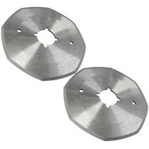 2 Discos De Corte Oitavado Maquina Cortar Tecido 4 Polegadas