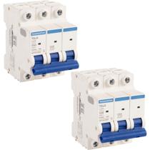 2 Disjuntor 25A Tripolar Curva C 3KA Tramontina 58013107 2 Disjuntor 25A Tripolar Curva C 3KA Tramontina 58013107