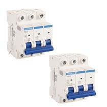 2 Disjuntor Tramontina 3P Tripolar TDJ3 32A Curva C