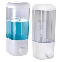 2 Dispenser De Parede Álcool Gel Detergente Sabonete Líquido 500ml 2 Dispenser De Parede Álcool Gel Detergente Sabonete Líquido 500ml