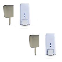 2 Dispenser P/ Sabonete Líquido E Álcool Gel C/ Reservatório