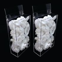 2 Dispensers Porta Toucas em Acrílico Mod. 8 p/ 50 toucas (SKU 00000006024) 2 Dispensers Porta Toucas em Acrílico Mod. 8 p/ 50 toucas (SKU 00000006024)