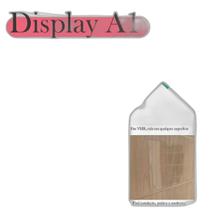 2 Display Parede Quadro Avisos Porta Folhas A1 Acrílico Vert