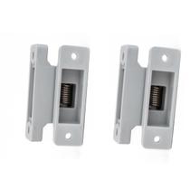 2 Dobradiça C/ Mola Geladeira Balcão Refrigerado Cinza 70mm
