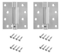 2 Dobradiça Inox Mola Fechamento Automático Suave Fechamatic 2 Dobradiça Inox Mola Fechamento Automático Suave Fechamatic