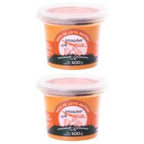 2 Doce de Leite Cremoso Aviação Pote 400g Pastoso Mineiro 2 Doce de Leite Cremoso Aviação Pote 400g Pastoso Mineiro