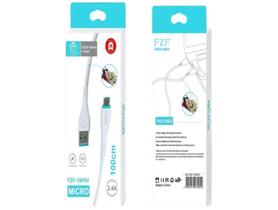 2 (dois) Cabos Carregador V8 Micro USB 2.4a 1 Metro EBAI- FZF-19P6V