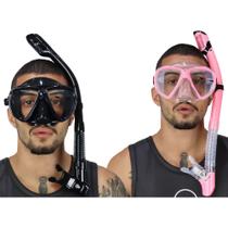 2(dois) Kits de Mergulho Dive Master Dry Dive Motion - Preto e Rosa