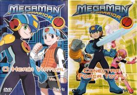 2 DVDs Megaman O Herói Virtual + Conectar Força Total