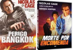 2 DVDs Nicolas Cage Morte Por Encomenda + Perigo em Bangkok