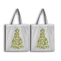 2 Ecobags Nossa Senhora Rogai Por Nós 100 Algodão Bolsa Ecológica 2 Ecobags Nossa Senhora Rogai Por Nós 100 Algodão Bolsa Ecológica