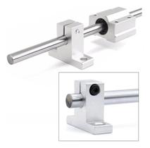 2 Eixo Linear 20mm x 1000mm + 4 Pillow Block + 4 Mancais SK