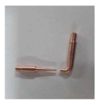 2 Eletrodos P/ Maquina Solda Ponto Metal Vander Ortodontia