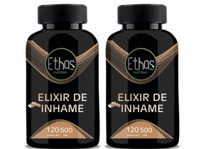 2 Elixir de Inhame 500mg 120 Cápsulas Ethos Nutrition