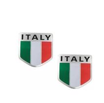 2 Emblema Bandeira Itália Fiat 500 Palio Linea Punto Strad