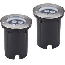 2 Embutidos de Solo Led Uplight IP67 9W 3000K Ledvance