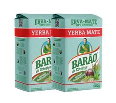2 Erva Mate Chimarrão BARÃO EXPORT COMPOSTA Uruguai 500G 2 Erva Mate Chimarrão BARÃO EXPORT COMPOSTA Uruguai 500G