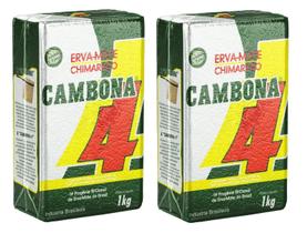 2 Erva Mate Chimarrão CAMBONA VÁCUO sem glúten 1 kg 2 Erva Mate Chimarrão CAMBONA VÁCUO sem glúten 1 kg