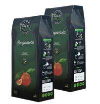 2 Erva Mate Chimarrão FONTE DO MATE BERGAMOTA TANGERINA 500g