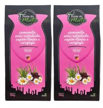 2 Erva Mate Chimarrão FONTE DO MATE CAMOMILA CARQUEJA 500g 2 Erva Mate Chimarrão FONTE DO MATE CAMOMILA CARQUEJA 500g