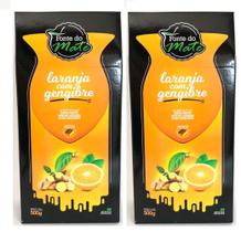 2 Erva Mate Chimarrão FONTE DO MATE LARANJA GENGIBRE 500g 2 Erva Mate Chimarrão FONTE DO MATE LARANJA GENGIBRE 500g