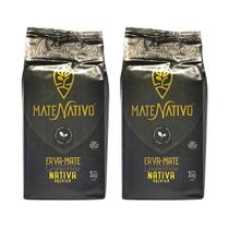 2 Erva Mate Chimarrão MATE NATIVO PREMIUM nativa 1kg