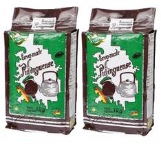 2 Erva Mate Chimarrão PUTINGUENSE NATIVA Á VÁCUO 1 Kg