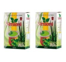 2 Erva Mate Chimarrão SIMIONI COMPOSTA camomila cidreira 500g