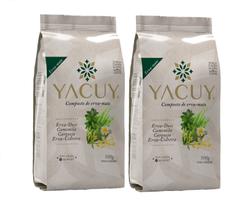 2 Erva Mate Chimarrão YACUY CAMOMILA CARQUEJA CIDREIRA 500G 2 Erva Mate Chimarrão YACUY CAMOMILA CARQUEJA CIDREIRA 500G