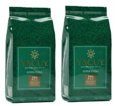 2 Erva Mate Chimarrão YACUY URUGUAIA SUPER EXTRA PU 1kg