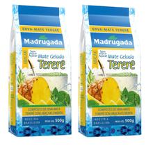 2 Erva Mate Tereré MADRUGADA ABACAXI E MENTA composta 500g 2 Erva Mate Tereré MADRUGADA ABACAXI E MENTA composta 500g