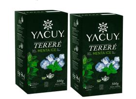 2 Erva Mate Tereré YACUY MENTA ICE 500G 2 Erva Mate Tereré YACUY MENTA ICE 500G