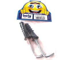 2 Escápulas Zincadas Com 2 Buchas Com Anel 10mm Boly