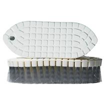 2 Escova Lava Roupa Multiuso Flexível Esfregar Branco