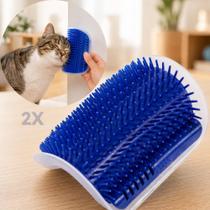 2 Escova Parede Gato Brinquedo Pet Tira Pelos Gato Felino Catnip Massagem Kit Automassagem Relaxante Distração Relaxamento 2 Escova Parede Gato Brinquedo Pet Tira Pelos Gato Felino Catnip Massagem Kit Automassagem Relaxante Distração Relaxamento