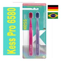 2 Escovas Dental Kess Pro Extra Macia fabricado na Alemanha