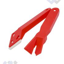 2 Espátula Aplicador Removedor Raspador Silicone Calafetagem