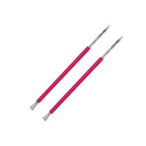 2 Espátulas Bastão Mista Isis Cutelaria C/ Silicone Rosa 2 Espátulas Bastão Mista Isis Cutelaria C/ Silicone Rosa