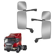 2 Espelho c Auxiliar Scania S5 P250 até 2018 c Desembaçador